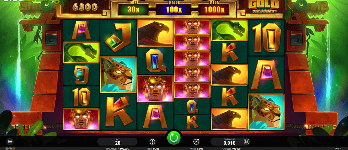 Aztec Gold Megaways Gameplay