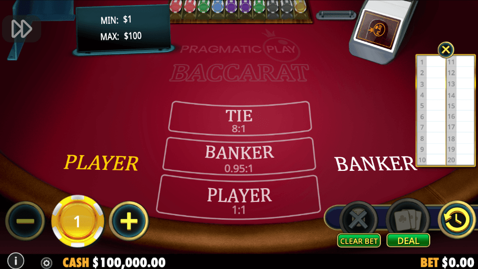 Baccarat Pro Gameplay