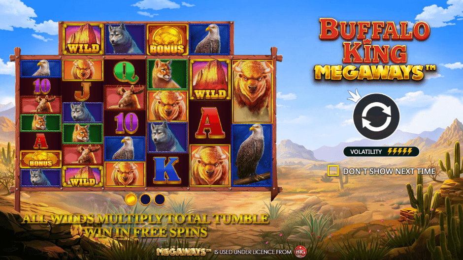 buffalo king megaways gameplay