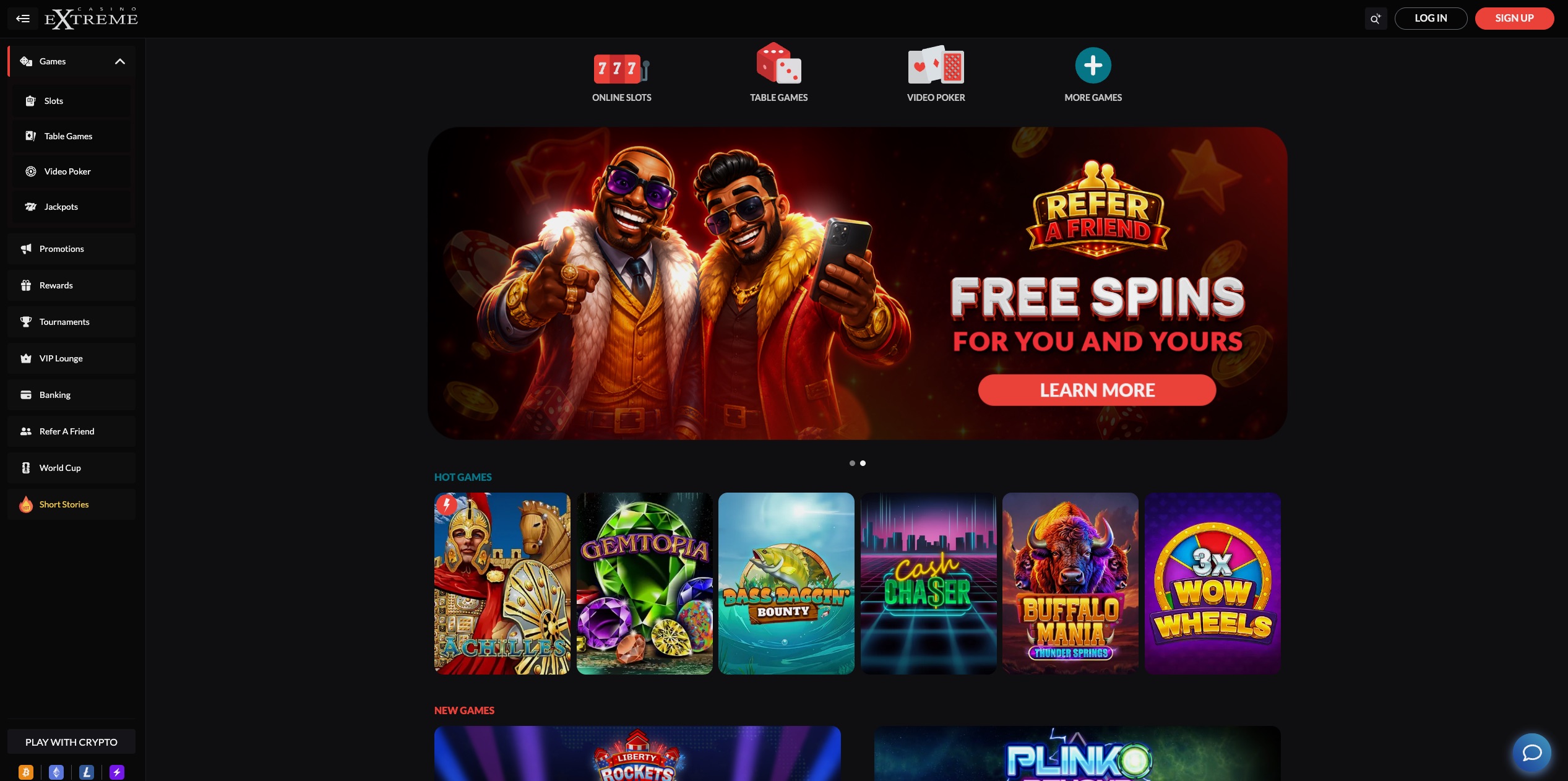 Casino Extreme Lobby