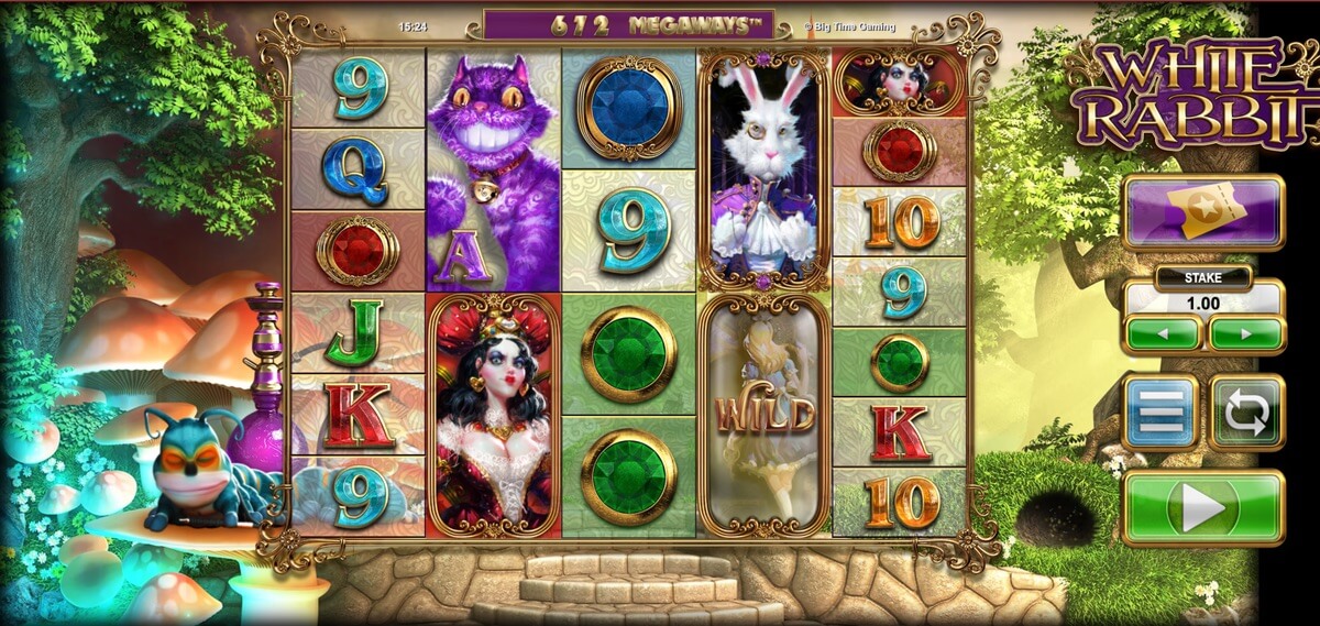 White Rabbit Megaways Reels Gameplay