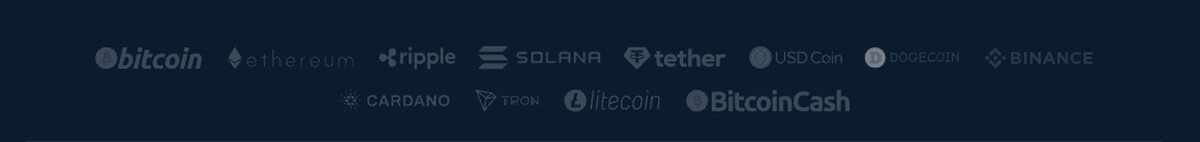Wild.io cashier showing crypto deposit options